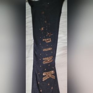 Victorias secret pink Bling  legging. Excellent condition. Worn one.  Rare